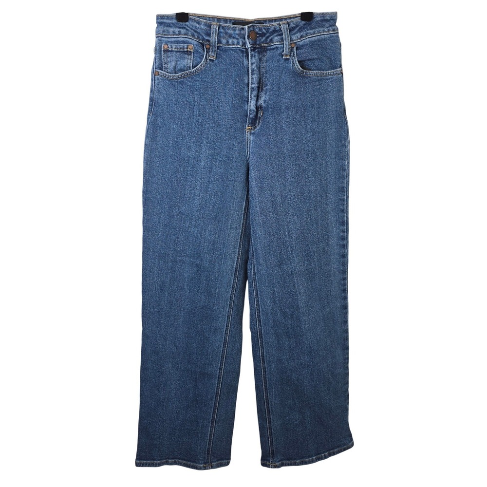 Just Black Denim JBD High Rise Wide Leg Jeans Medium Wash Size 28